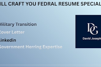 craft you federal resume
