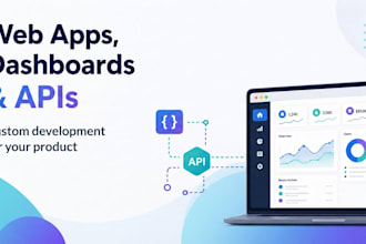 develop modern web applications, dashboards and apis