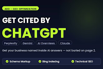 do answer engine optimization aeo GEO so ai search cites your business