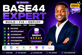 be your base44 expert for app development, bug fixing and deployment