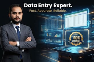 be data entry specialist in excel, data mining, and clean up