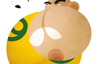 draw a professional custom caricature