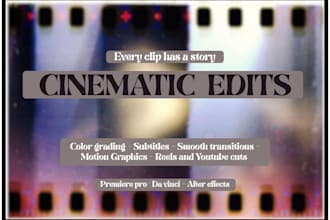 edit cinematic aesthetic videos