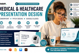 design medical healthcare powerpoint presentations and pitch decks
