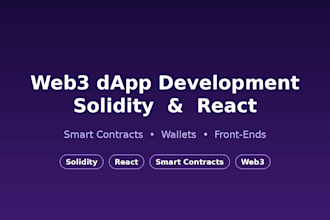 develop your web3 dapp with solidity and react
