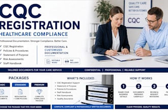 prepare your cqc registration and compliance documents