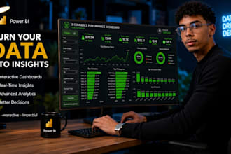 create interactive power bi dashboards and reports