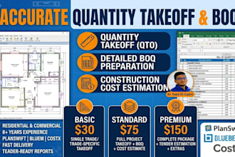 construction cost estimation and quantity takeoff boq