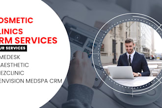 setup cosmetic and aesthetic clinics CRM medesk iaesthetic ezclinic rxphoto CRM
