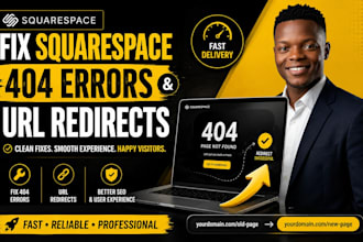 fix squarespace 404 errors and URL redirects