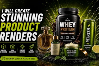create stunning product renders