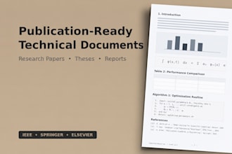 professionally format and typeset your research paper in latex