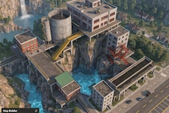 make roblox game map  realistic map, roblox map builder