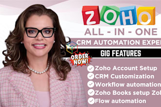 setup, customize and automate zoho crm and zoho one
