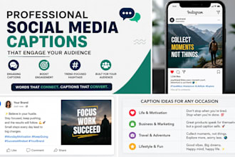 write social media captions