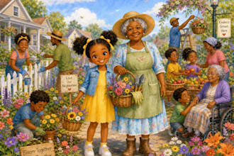 african american children book picture book comic book book design
