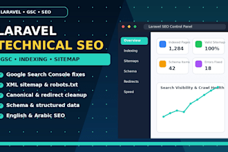 fix laravel technical SEO gsc sitemap and indexing errors