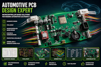 design automotive pcb, ecu pcb, microcontroller circuit, embedded system pcb