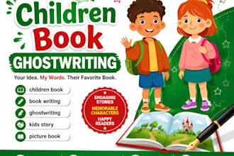write children book ghostwriting storybooks kids books kids story picture book