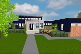 create realistic 3d house design floor plan using sweet home 3d