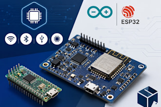 design pcb, pcb layout, esp32, arduino, kicad, altium, and iot projects