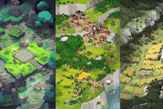 design 2d pixel art tilesets and game environments