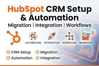 setup hubspot CRM hubspot migration hubspot automation hubspot integration