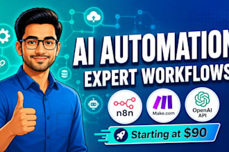 design custom ai automation workflows and business system integration