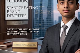 do premium quality copy and content writing by costmers need