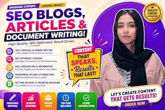 write SEO blog posts for education and training institutes