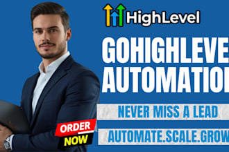 build gohighlevel automation workflow and ghl website