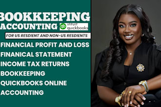 prepare financial profit and loss statement statement, bookkeeping quickbooks
