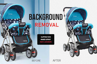 do background removal and clipping path manually