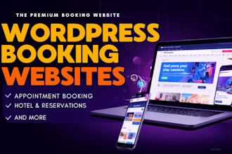create wordpress booking website for hotel, travel agent and appointment booking