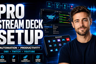 setup and optimize your stream deck with obs studio for live streaming