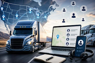 provide targeted trucking verified freight, logistics  owner operator leads