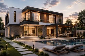 create photorealistic architectural rendering with sketchup and lumion