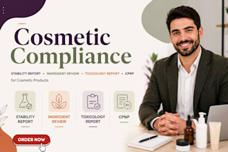 stability report ingredient review toxicology report cpnp for cosmetic products
