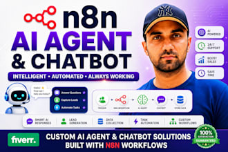build n8n workflow automation and ai agent chatbot