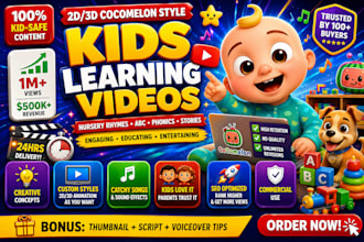 do kids learning videos and kids video editing for youtube
