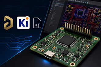 design pcb, circuit, gerber files, kicad, and altium
