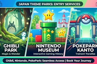 secure your ghibli museum, nintendo museum, and pokepark kanto entry
