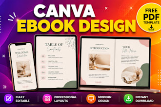 do canva ebook design canva template freebie pdf lead magnet ebook formatting