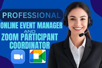 be your zoom meeting expert manage participants and moderate webinar events