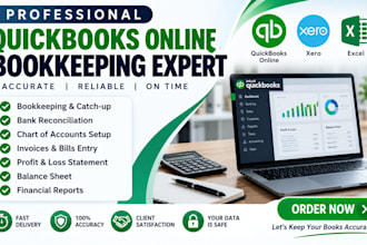 provide expert bookkeeping and reconciliation for quickbooks