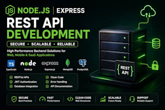 develop a robust nodejs express backend API with typescript