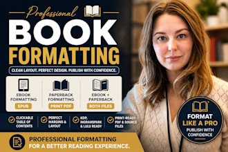 do ebook formatting paperback and amazon KDP book formatting kindle book