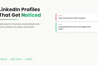 create and optimize an impressive linkedin profile