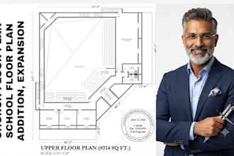 design professional architectural plans for schools, churches and hospitals