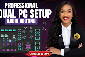 setup and optimize goxlr audio routing  for streamers dual pc